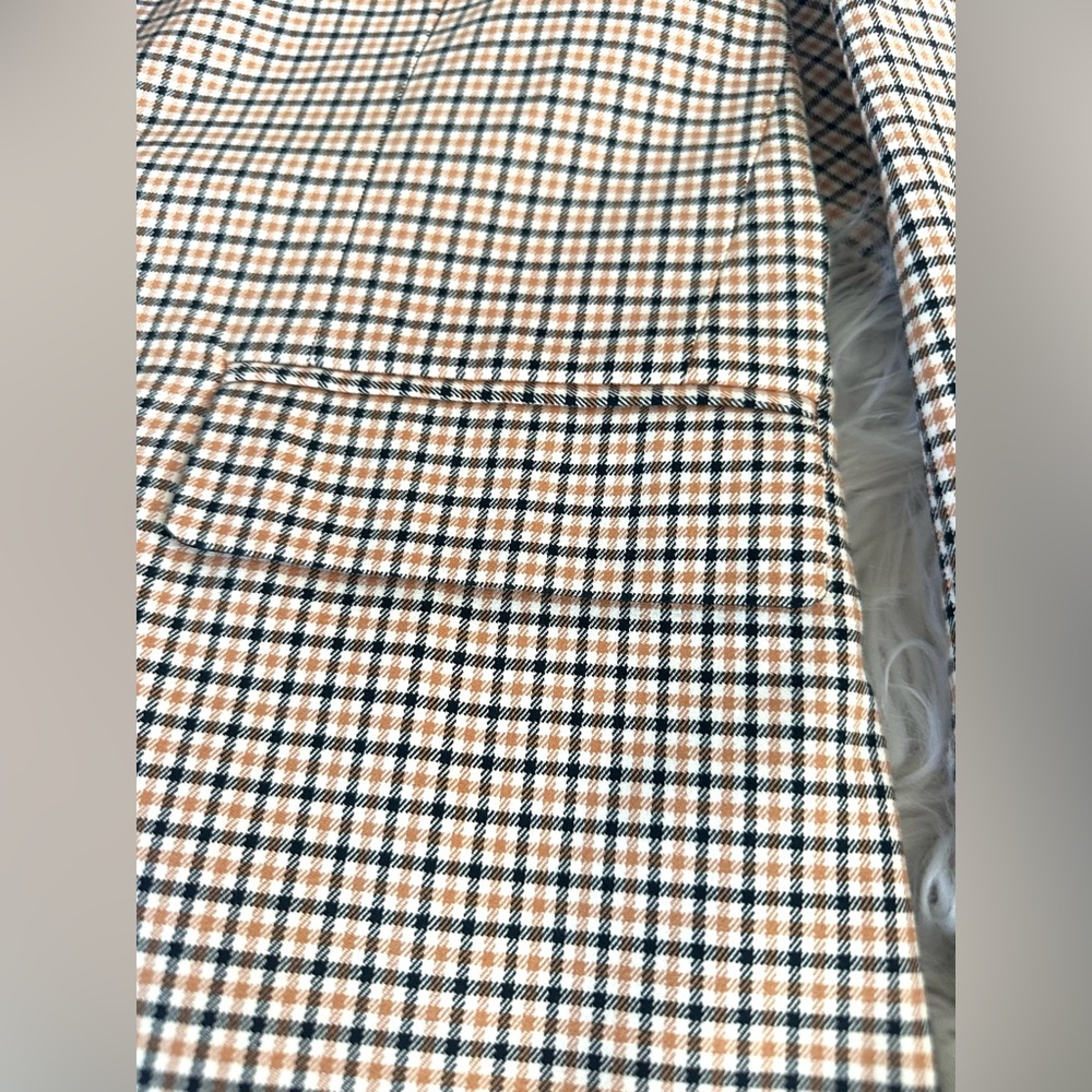 La Ligne Plaid Print Blazer NWT Size 14 & 10 - Picture 6 of 14